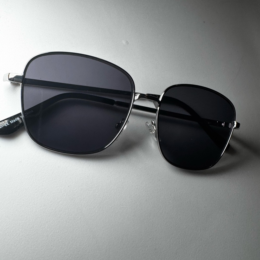 Urban Outfitters Black Gray Semi Square Stylish Sunglasses